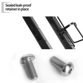 DONGKER 2PCS Bike Water Bottle Cage Bolts, M5 X 12mm Bike Screw Inner Rack Hexagon Stainless Steel Screws for MTB Road Bike