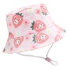 XYIYI Baby Strawberry Rabbit Bucket Hat Adjustable Sun Hats Breathable