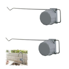 MOROBOR Kitchen Towel Holder for Sink Faucet, Adjustable Stainless Steel, Convenient Rag Hanger, Tea Towel Holder for Multiple Types of Sink Faucets, 2 Pack