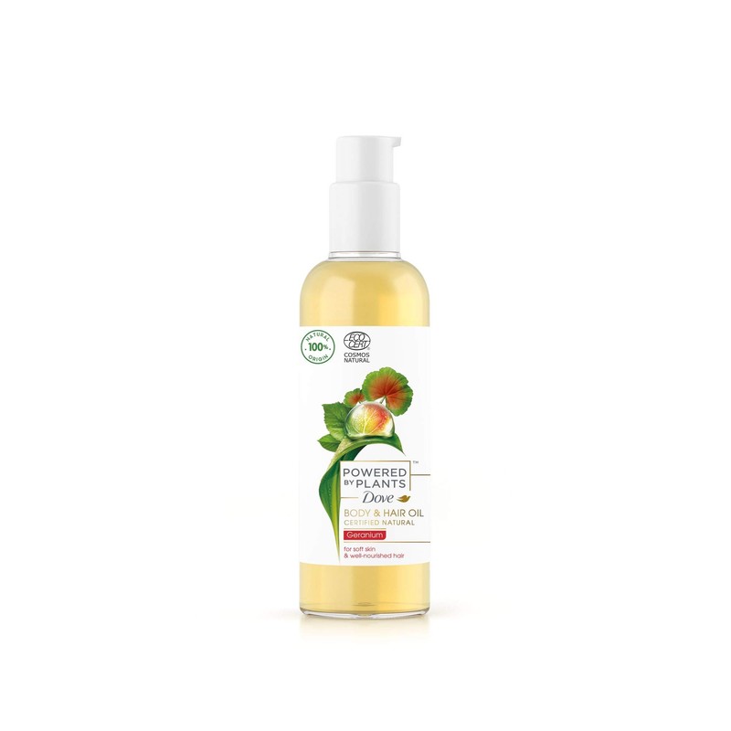Dove Powered by Plants Natural Cosmetics Body and Hair Oil