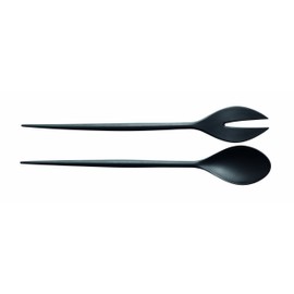 Krenit Salad Servers, Melamine, black, Standard