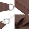 vidaXL Sunshade Sail - 3x3x3m Triangular Canopy - Brown UV/Waterproof
