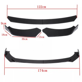 ZTT For 2010-2016 HONDA CR-Z CRZ Sport Style Front Bumper Chin Lip Spoiler Body Kit