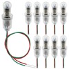 ZDRU 10 Pcs E10 3.8V 0.3A Mini Light Bulbs and