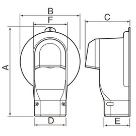 Panasonic DAS2806B Wall Removal Cover P Type Page for Air Conditioners with Dust Exhaust & Ventilation Function
