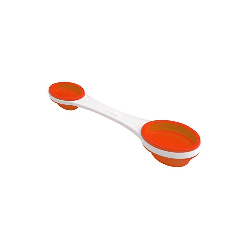Mobi POP - Cucharas medidoras de silicona, color blanco y