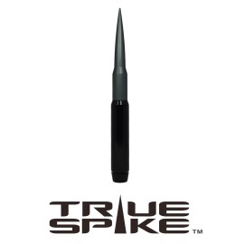 TRUE SPIKE 9" FAT BULLET ANTENNA BLACK GUNMETAL FOR FORD F250 F350 SUPER DUTY