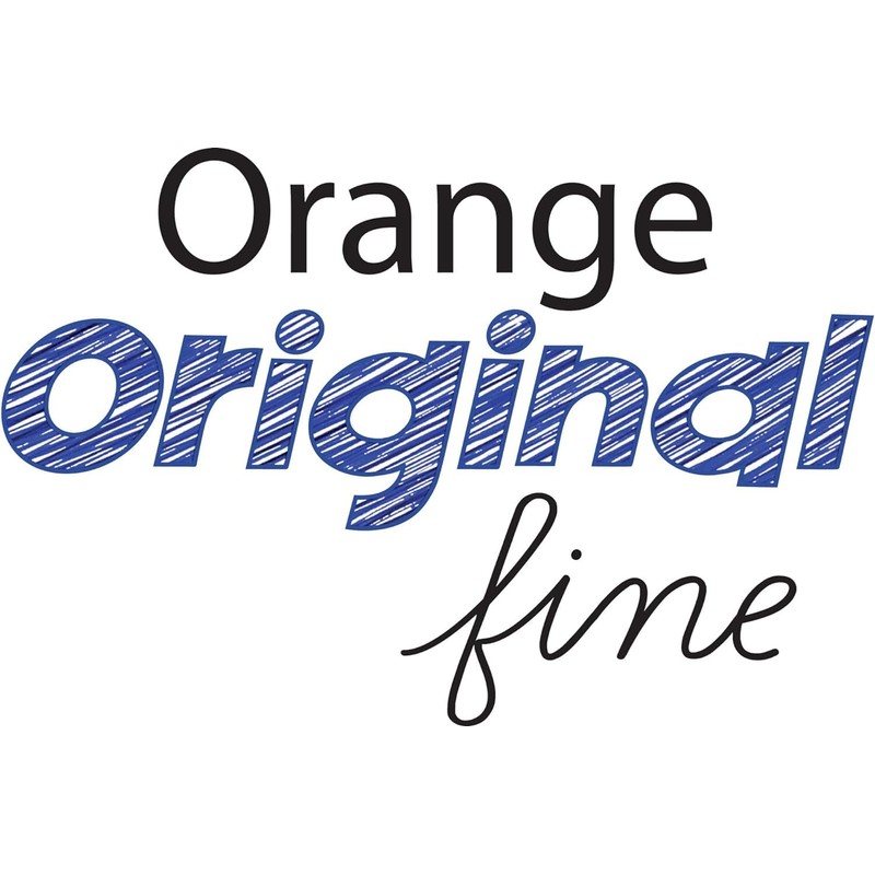 Bic Orange Fine Ballpoint Pens, Fine Point (0.8 mm), Black