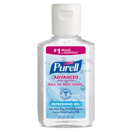 Purell Advanced Hand Sanitizer Refreshing Gel 2 oz (Pack of 12)
