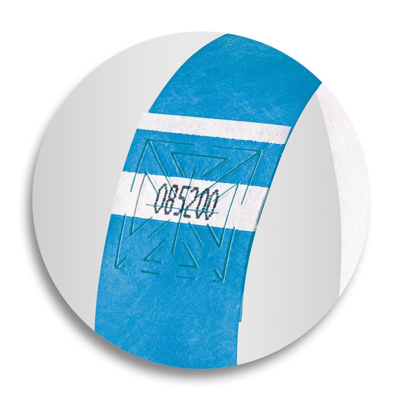 Sigel 255 x 25mm Soft Neon Event Wristbands - Blue