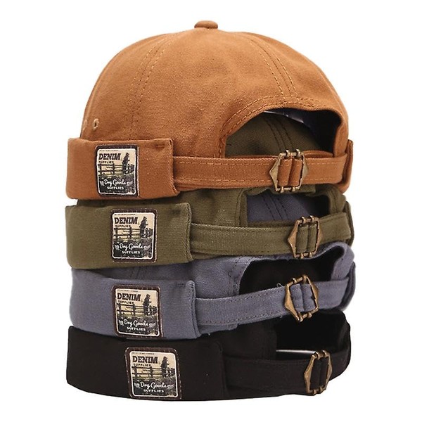 Docker Hat Unisex Denim (Grey)