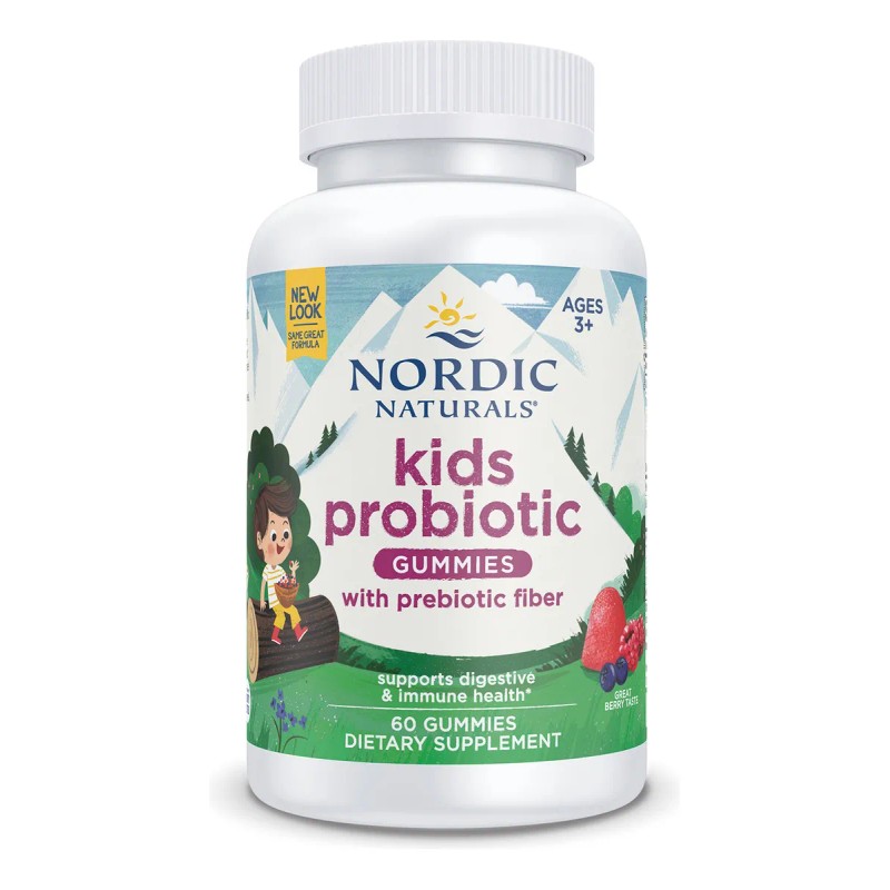 Probióticos y prebióticos para niños importados de Nordic Natural 60