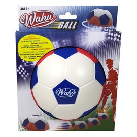 Wahu Ball Rood & Blauw, Halve Voetbal for Indoors for Children Vanaf Zes Jaar, Indoor Bal en Sportactiviteit for Twee of Sea Voetballers