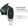 WOODGUILIN 12V Remote Control Switch Mini Wireless Remote Switch Dry
