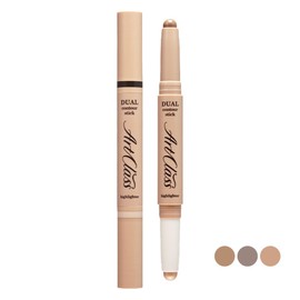 Too Cool for School Art Class Dual Contour Stick, No. 3 Neutral Duo, 1 Piece / 투쿨포스쿨 아트클래스 듀얼 컨투어 스틱, 3호뉴트럴듀오, 1개
