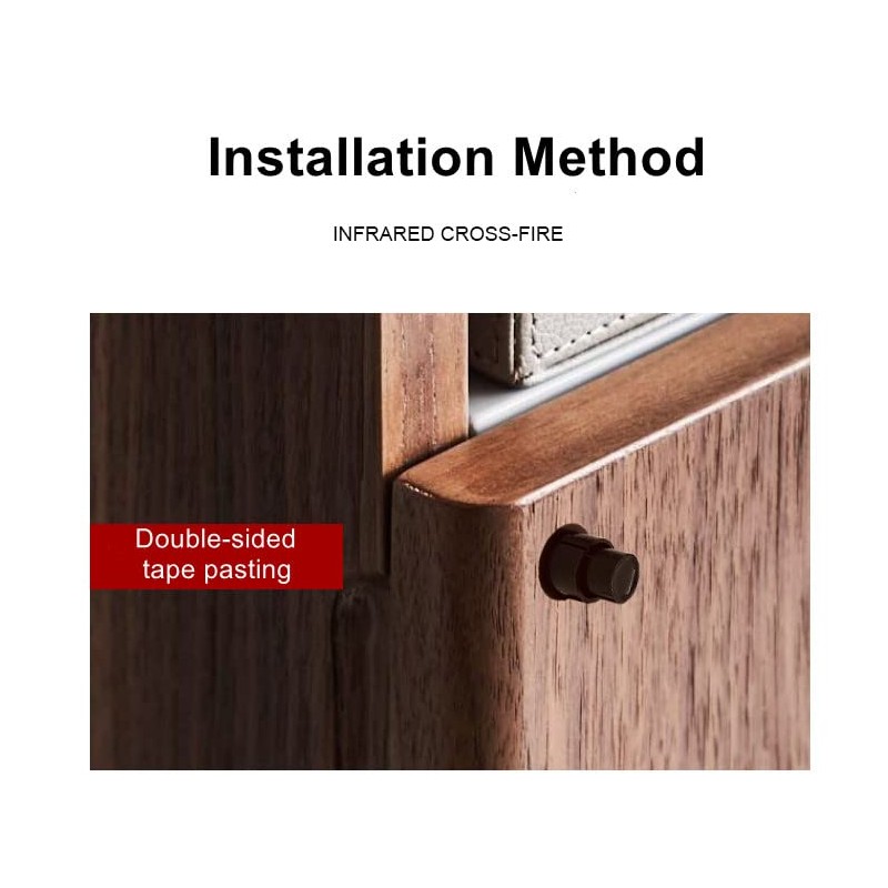 Fielect 5pcs N.C. Recessed Wired Security Window Door Contact Sensor