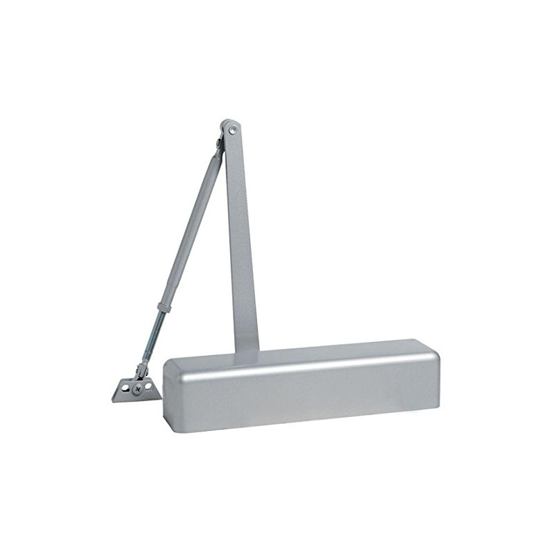 Dynasty Hardware 9000-ALUM Surface Mount Door Closer, Sprayed Aluminum