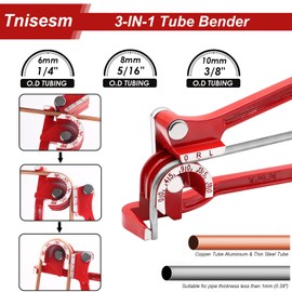 Tnisesm 3/16Inch Brake Line kit Include Zinc-Plated Brake Lines with Fitting (16Pcs Fittings,2Pcs Unions+4Pcs Nut) Brake line Bender Single Flare Tool,Cutter 3/16Inch Brake line kit