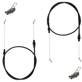 2 PK 746-04661A/946-04661A Control Cable for 21 Inch Self-Propelled Gas Push Mower - Compatible with Troy Bilt TB110, TB230, Craftsman, MTD Yard Machine - Throttle Cable Replacement for Lawn Mowers