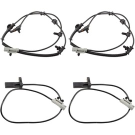 WEDOAUTO 4Pcs ABS Wheel Speed Sensors Front Rear Left Right Fit for Jeep Commander 2006-2010, for Jeep Grand Cherokee 2005-2010 Replace# 56044144AD, 56044146AB, 56044146AA, ALS1401, ALS2113