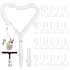 Ticway 20 PCS Safety Screw Hooks, Q-Hanger Hook for Hanging