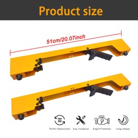 Gabasinover Replacment parts Miter Saw Mounting Brackets Compatible With DMS01A DMS03A miter saw stand PM-7002 yellow
