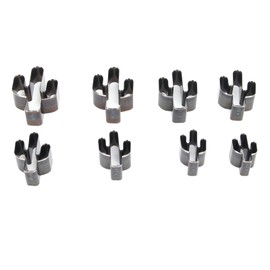 8pcs Leather Shape Punch Cutter Mold High Carbon Steel Hollow Punching Cutter Set for Belt Bag Wallet