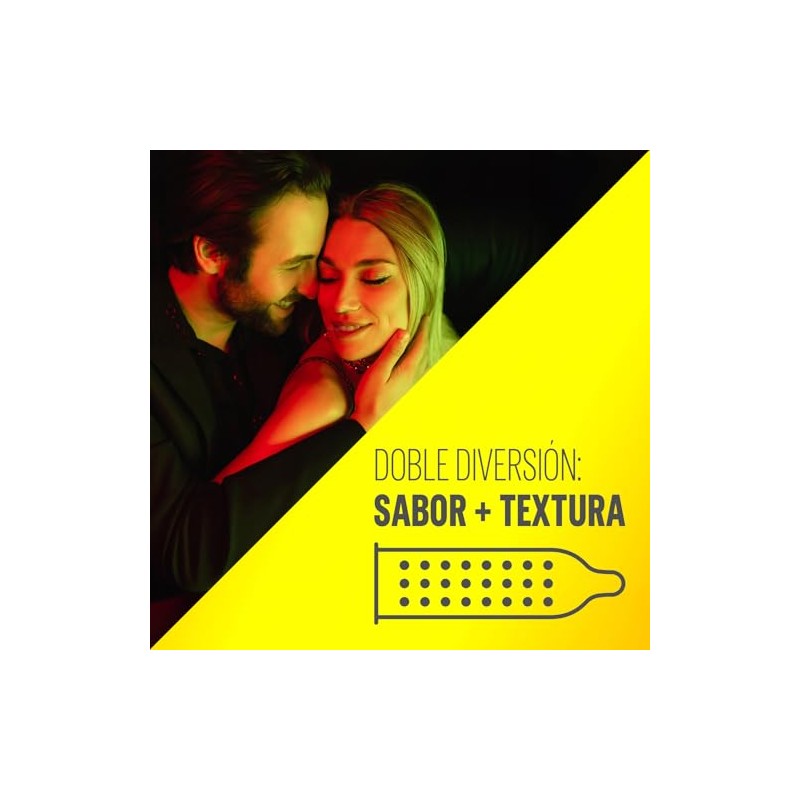Sico Play Mix, Condón de látex texturizado y de sabores