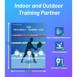 KEALEA Pickleball Training Aids Dink Pad, Practice Pickleball Skill for Indoor and Outdoor Training Court