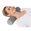 AllSett Health Cervical Neck Roll Memory Foam Pillow, Bolster Pillow,