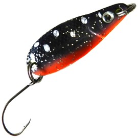 Paladin Trout Spoon Blinker 3.5 g – Trout Blinker, Colour: Black/Silver/Silver
