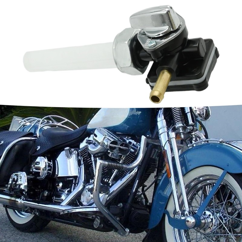 Anxingo 61338-94D Motorcycle Fuel Valve Petcock Switch with Male Thread