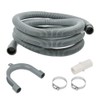 DODUOS 2.5M Washing Machine Drain Hose Extension Pipe Kit, Universal
