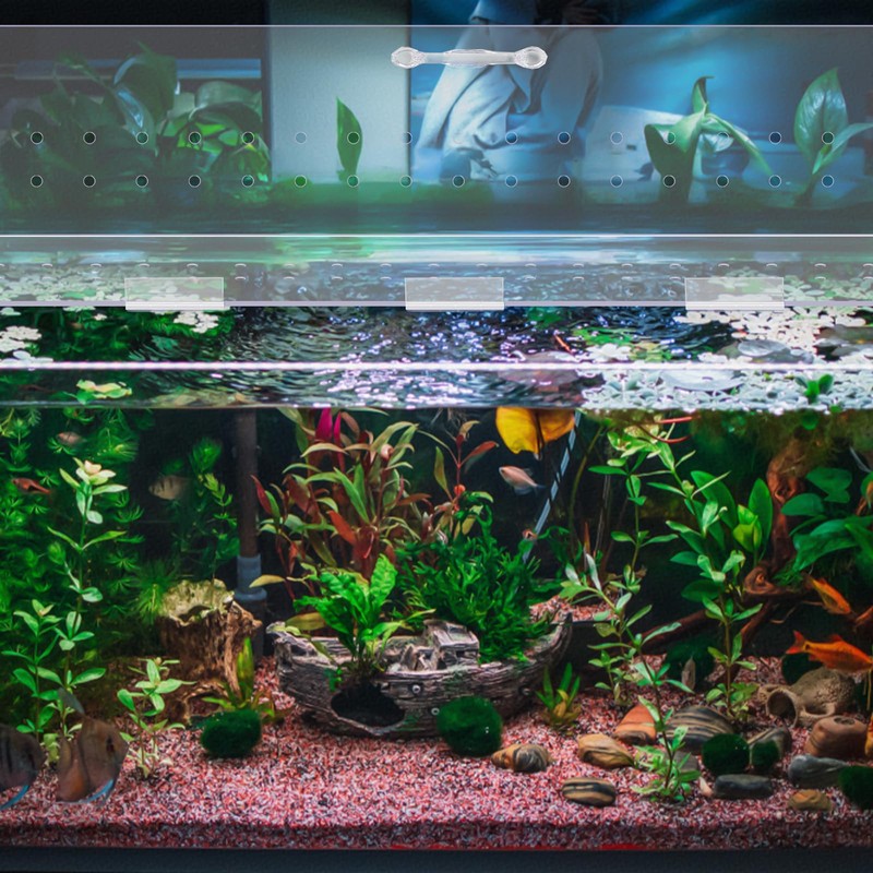 Sieral Aquarium Lids Polycarbonate Canopy 2 Pieces Set 16.87 x