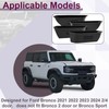 ecocstm 4 PCS Door Handle Storage Organizer, Compatible with Ford