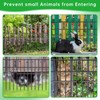 17ft(L) X 13in(H) Animal Barrier Fence, 12 Panels No Dig