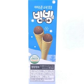 Chokie Cookie Doraemon Chokie Cookie Icecone Snack Bingbing Chocolate 53.4g/(6pcs)