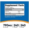 Betaína Hci Y Pepsina 790mg 240 Cápsulas Apoyo Digestivo Sabor