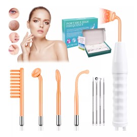 Monstyle Alta Frecuencia Facial, Radiofrecuencia Facial Para Estiramiento De La Piel, Portable Handheld Aparato De Radiofrecuencia Facial, Maquinas Faciales Ajustable  Alta Frecuencia Para Quitar Arrugas
