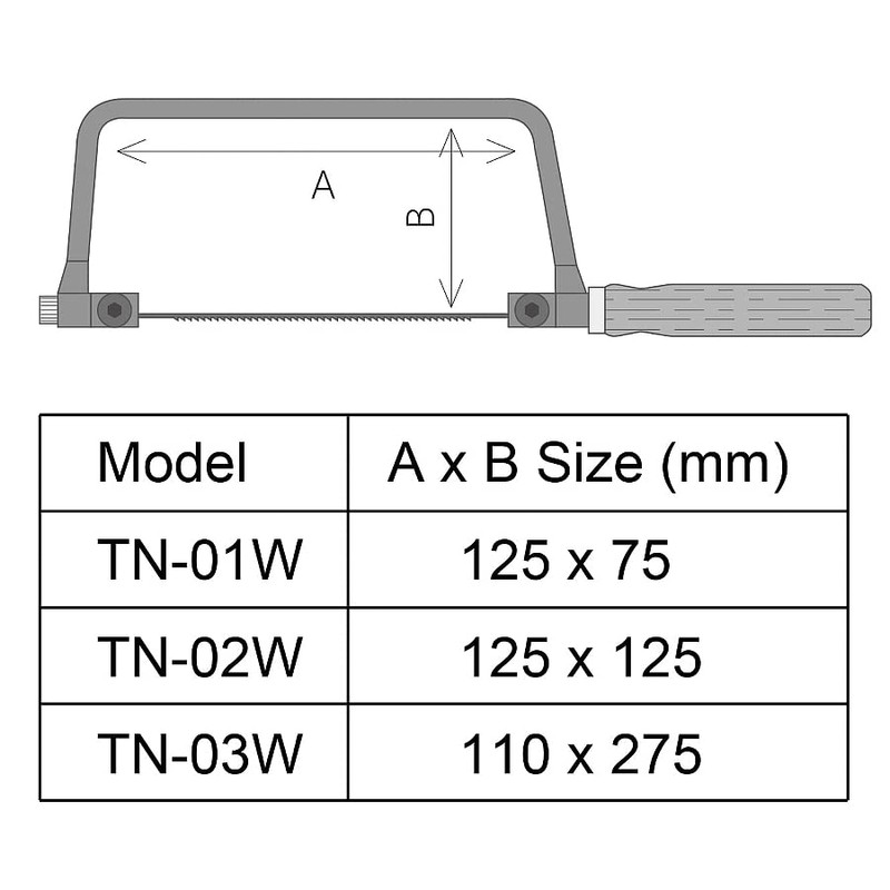 ENGINEER Jeweler's Saw 280mm Projection 100mm Long Cutting Blade (3