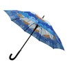 Laura Wall Boats Design Folding Umbrella, multi-coloured, Unit size