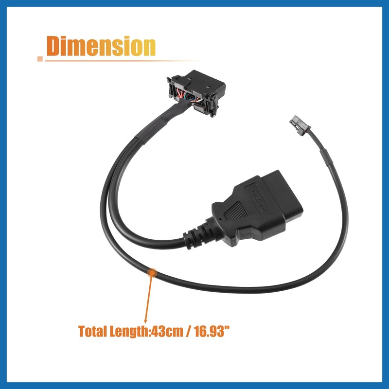 A ABSOPRO Security Gateway Bypass Cable Diagnostic Tool Adapter Connector