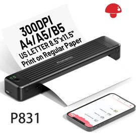 Phomemo P831 Portable Printer A4 Thermal Printer Support Regular Copy Paper  - Only 200PCS Nomal A4 Paper