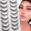 Glowing Win False Eyelashes Russian Strip Lashes Natural Look 3D