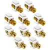 Faconet Set with 2x Audio Cable Speaker Cable Binding Post