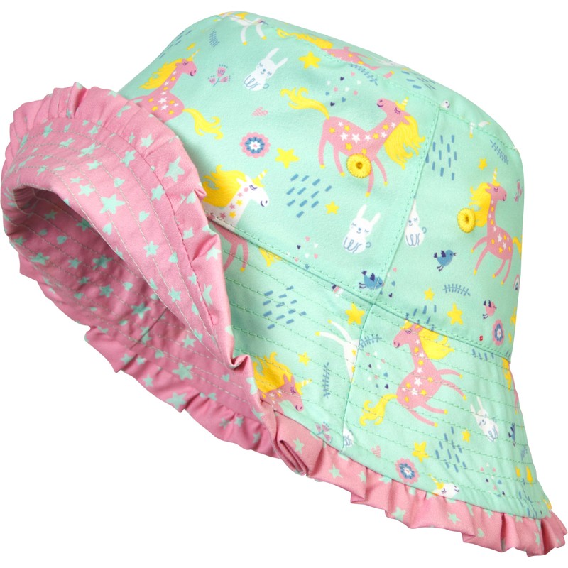 Playshoes Girls' UV Protection Sun Hat Bathing Cap Headwear Unicorn