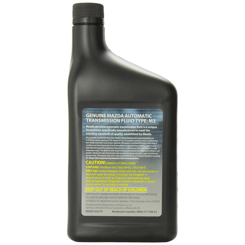 Genuine Mazda Fluid (0000-77-110E-01) M3 Automatic Transmission Fluid - 1