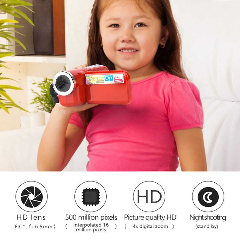 Portable Children Kids HD Digital Video Camera Camcorder with TFT