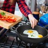 Sliner 4 Sets Mini Cast Iron Skillet Small Cast Iron