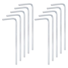 HARFINGTON 10pcs Hex Key Wrench 1.5mm L-Shape Hexagon Metric Wrenches Chrome Vanadium Steel Repairing Tool for Home Repair